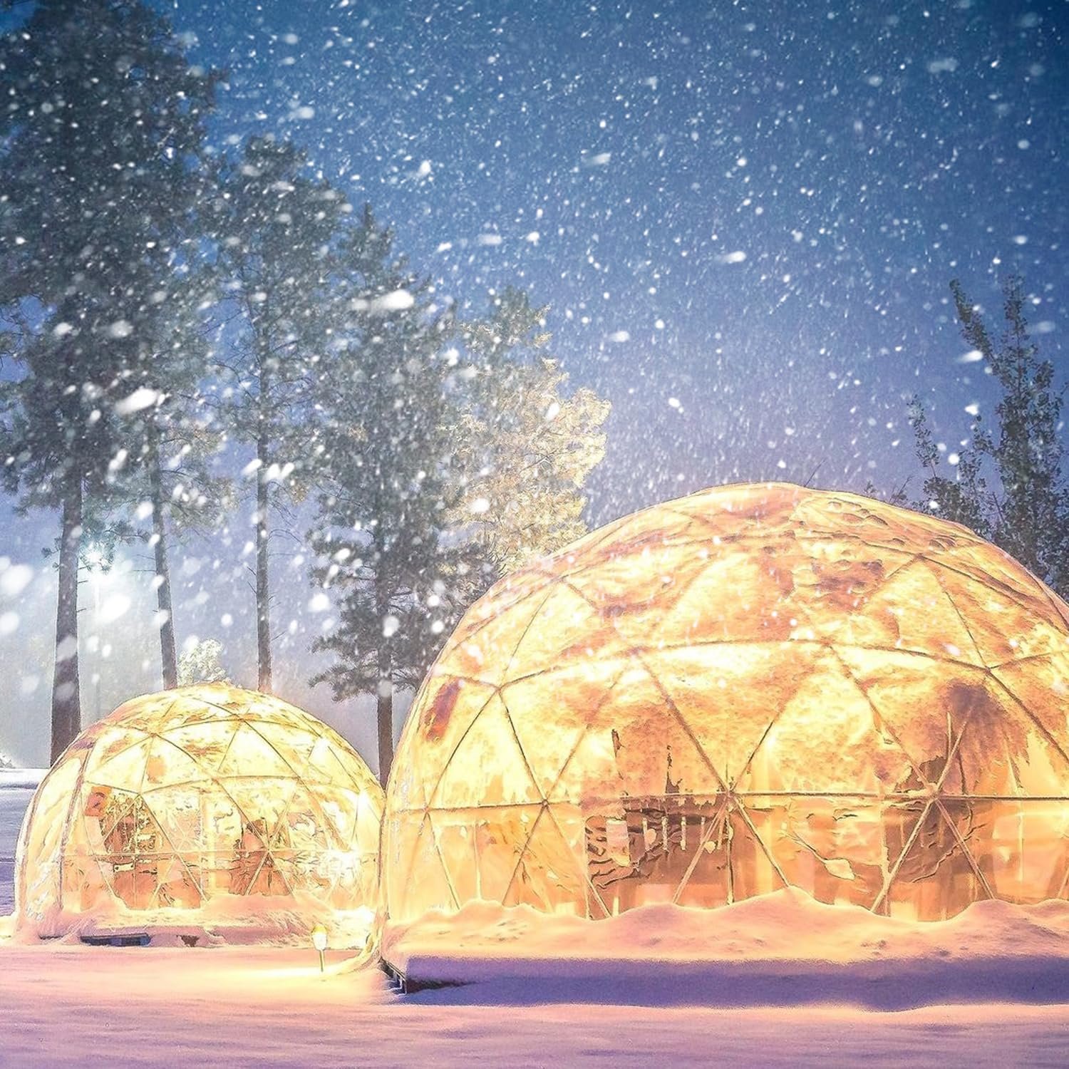 1741925597 Garden Dome Igloo 12FT Clear Bubble Tent Outdoor for Garden Weather Proof Pod Camping Patio Igloo Tent for Backyard Canopy Gazebos Screen House Room Lean to Greenhouse.jpg