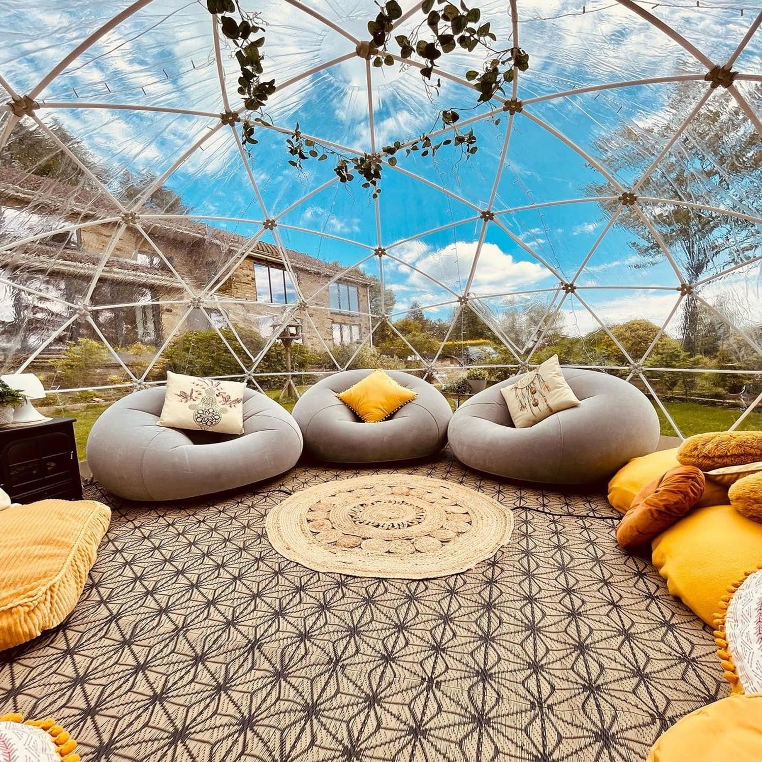 1741925598 Garden Dome Igloo 12FT Clear Bubble Tent Outdoor for Garden Weather Proof Pod Camping Patio Igloo Tent for Backyard Canopy Gazebos Screen House Room Lean to Greenhouse.jpg