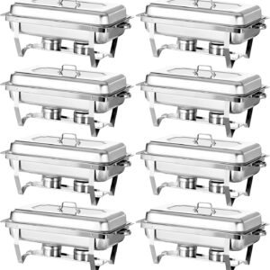 Chafing Dish Buffet Set 8 Pack 8QT Stainless Steel Food.jpg