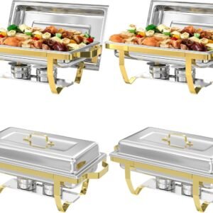 Chafing Dish Buffet Sets of 4 8QT Stainless Steel Rectangular.jpg