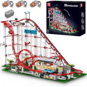 Mould King Roller Coaster Building Set Electrical Amusement Park Funfair.jpg