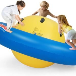 OLAKIDS 8FT Inflatable Dome Rocker Bouncer Outdoor Kids Giant Roll.jpg