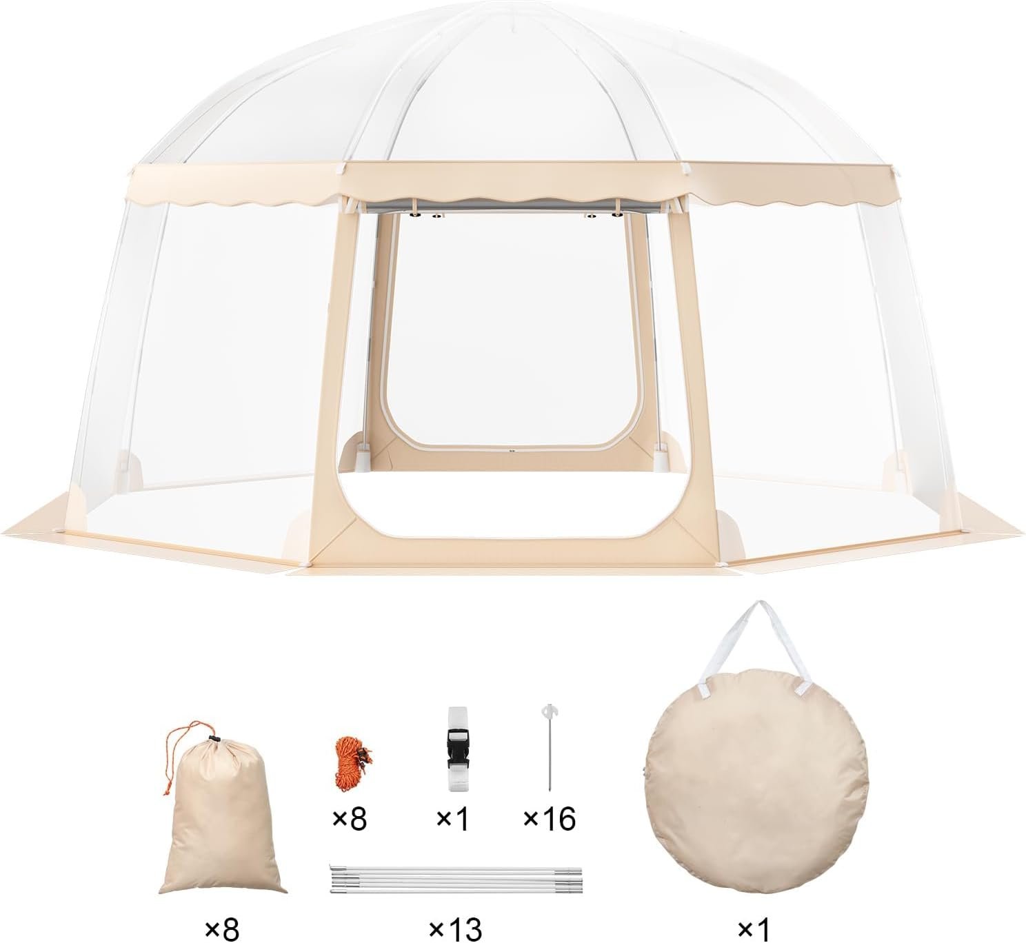 1745586843 Happybuy Sports Tent 12 15 People Instant Pop Up Weatherproof Shelter Outdoor Clear View Bubble Tent Climate Canopy for Soccer Football Softball Sporting Events Parades.jpg