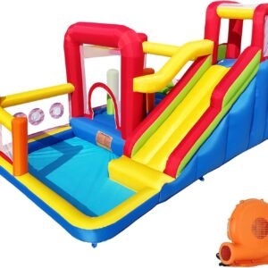 Bounce House Inflatable Bounce Castle with Blower for Kids Blow.jpg