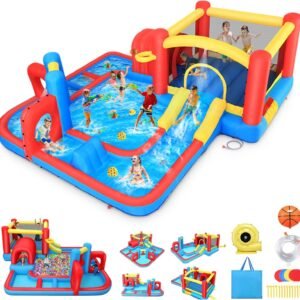 Bounce House Waterslide for Kids 3 12 wBlower 143 x 143FT.jpg