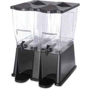Carlisle FoodService Products Trimline Double Base Rectangular Beverage Dispensers with.jpg