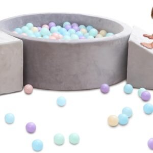 Foam Ball Pit with Play Block for Toddlers Ball Pool.jpg