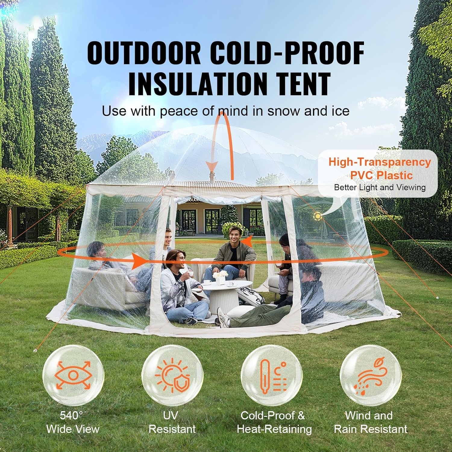 Happybuy Sports Tent 12 15 People Instant Pop Up Weatherproof Shelter Outdoor Clear View Bubble Tent Climate Canopy for Soccer Football Softball Sporting Events Parades.jpg
