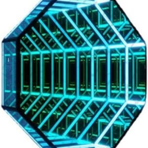 Mirror Tunnel Light Remote Control LED Infinity Wall Mirror Frame.jpg