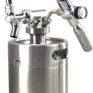NutriChef Pressurized Growler Tap System Stainless Steel Mini Keg.jpg