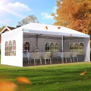 Quictent 10x20 ft Pop up Canopy with Sidewalls Easy up.jpg
