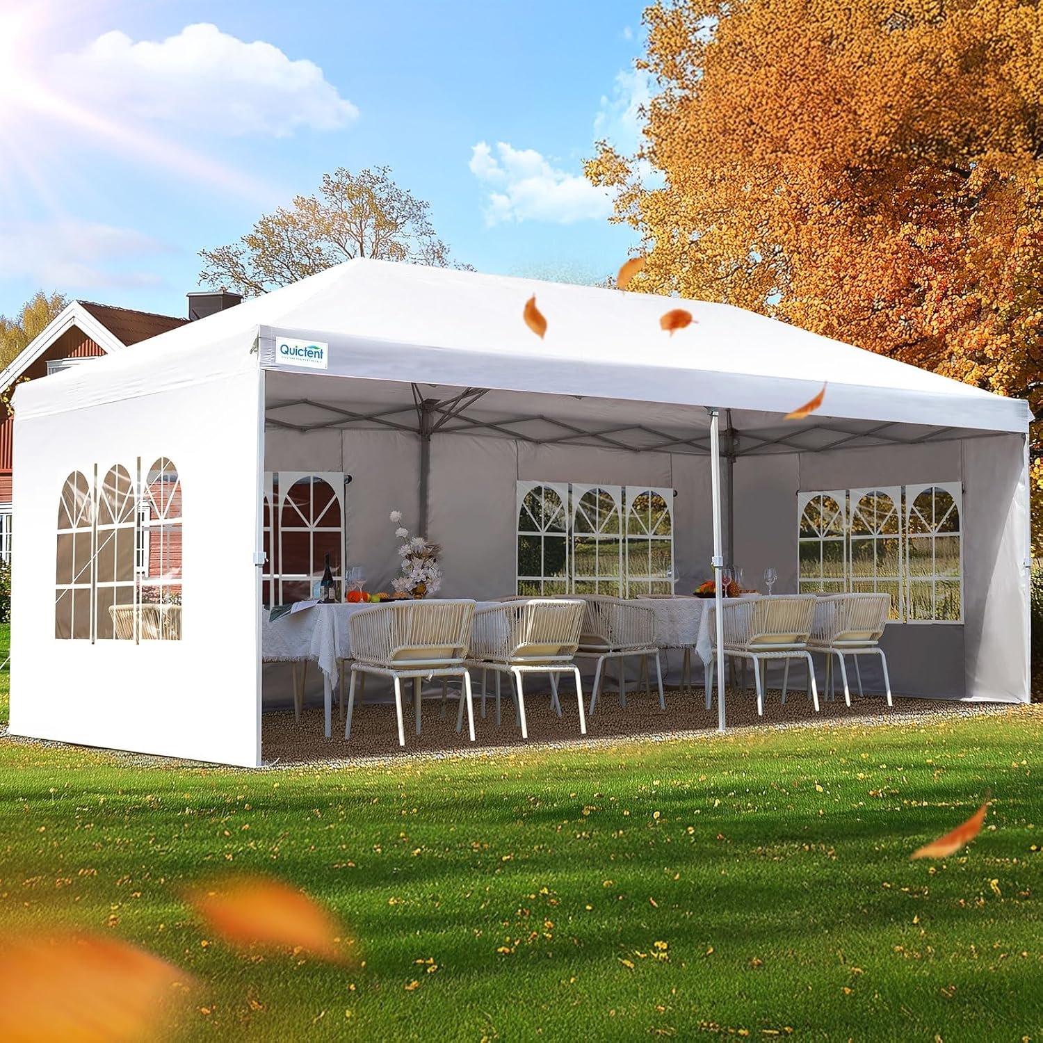 Quictent 10x20 ft Pop up Canopy with Sidewalls Easy up.jpg