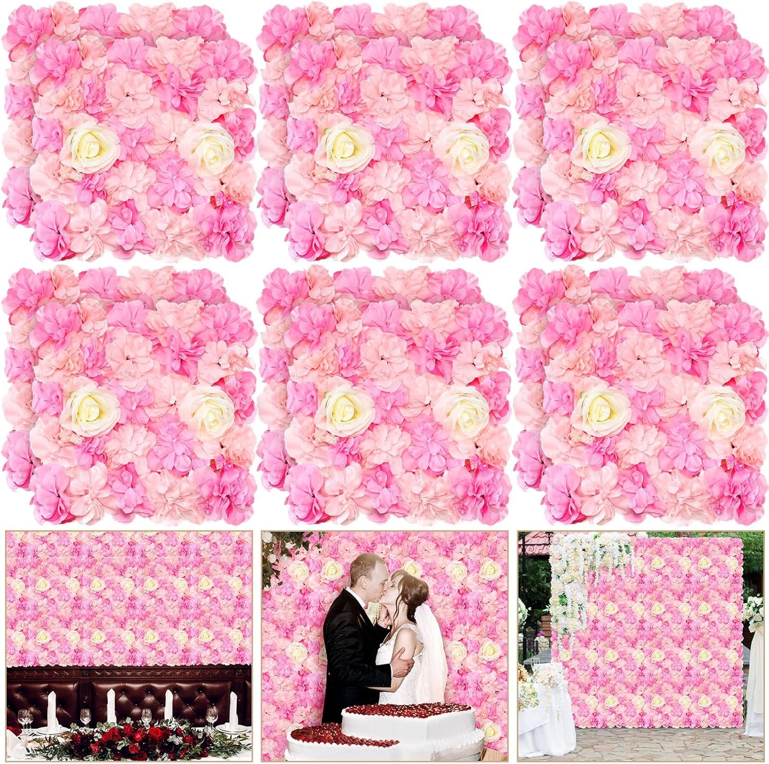 Tigeen 24 Pcs Flower Wall Panels 15 x 15 Inch.jpg