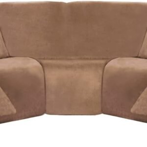 ULTICOR 7 Piece Sectional Recliner Sofa Covers Velvet Stretch Reclining Couch.jpg