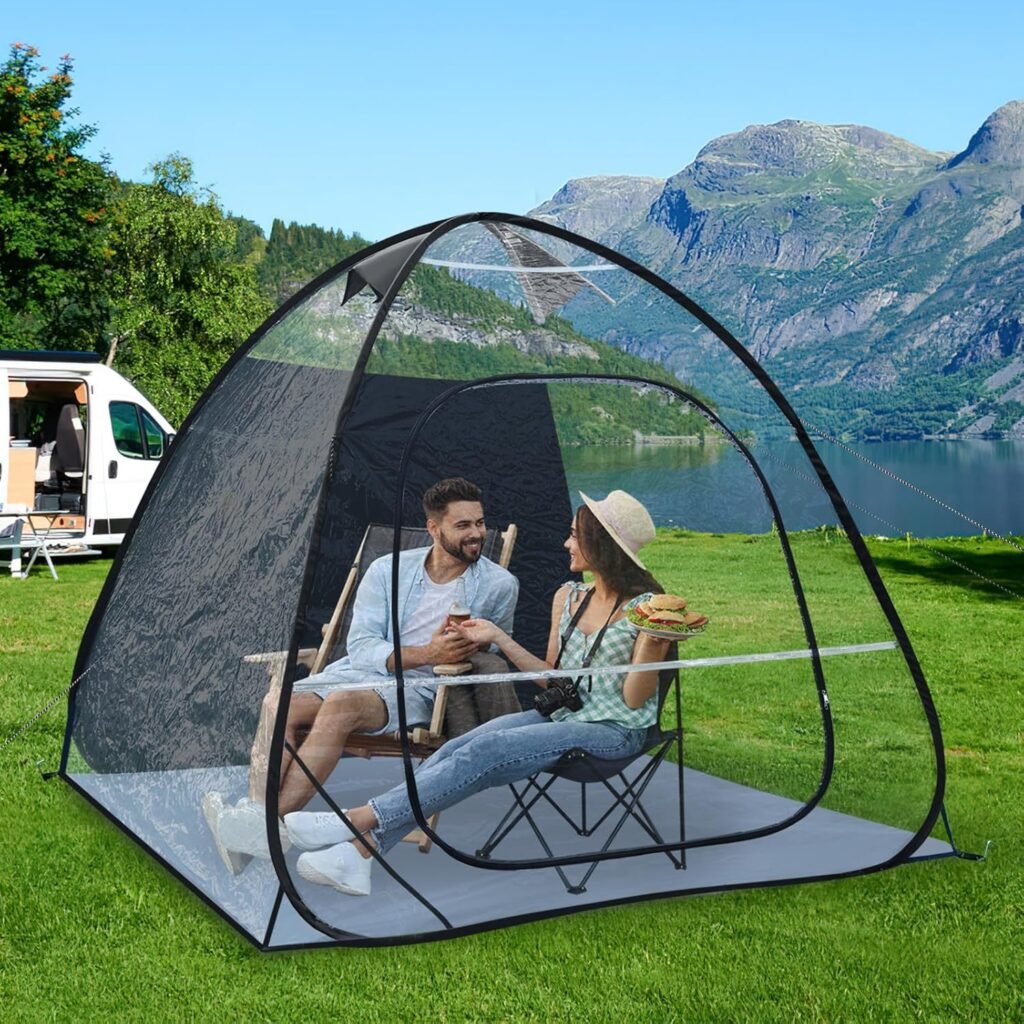 UNP Sports Tent All Weather Clear PVC Camping Pod for.jpg
