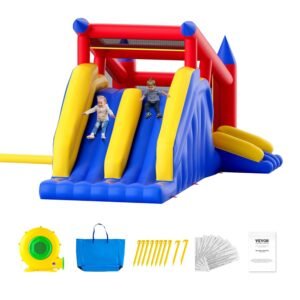 VEVOR Inflatable Bounce House Indoor Playhouse Trampoline Jumping Bouncer with.jpg