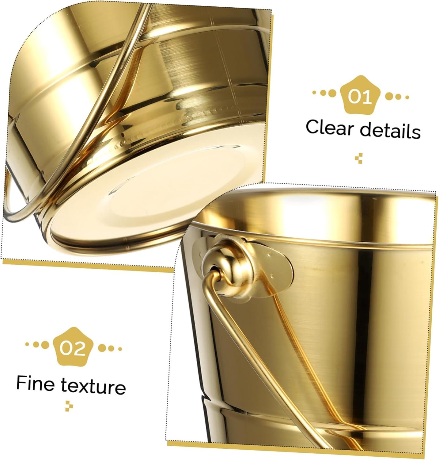 1746846798 Ice Bucket Container for Clear Chiller Serving Cube Chilled Large Bottle Cooler Wine Cooler Bucket Insulated Ice Bin Beverage Parties Coolers Modern Stainless Steel Golden.jpg