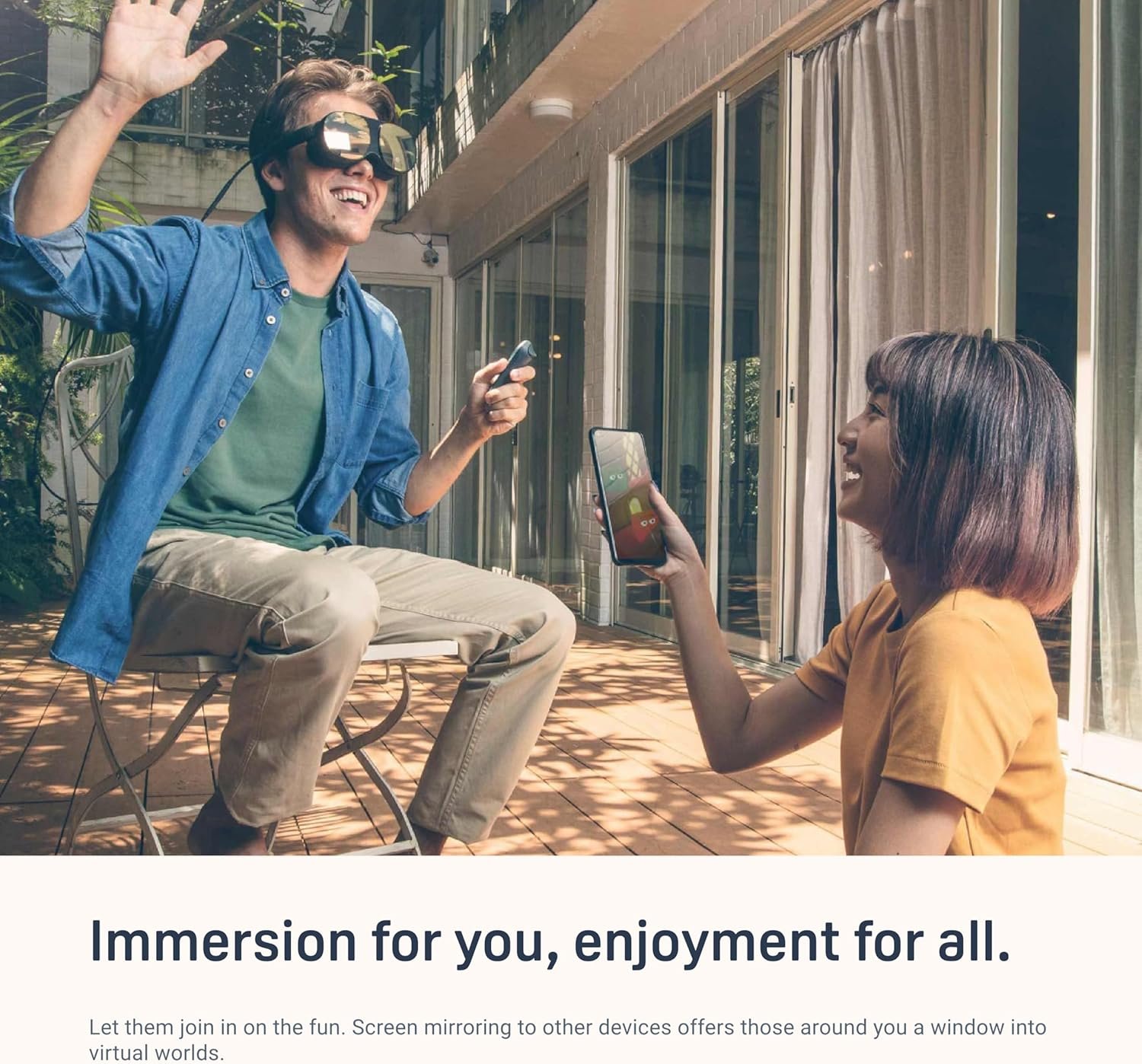 1746875595 HTC Vive Flow Virtual Reality Headset with Controller.jpg