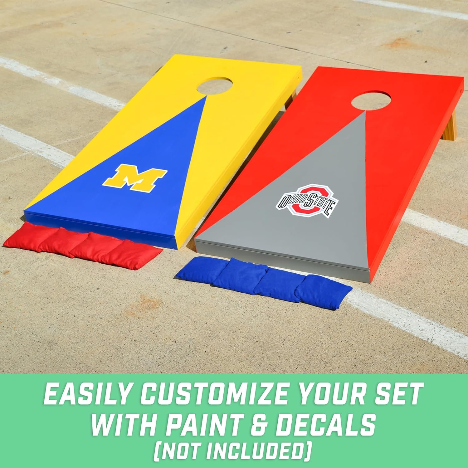 1746936794 GoSports Solid Wood Premium Cornhole Sets Choose 4 x 2 ft or 3 x 2 ft Game Boards Include Set of 8 Cornhole Toss Bags.jpg