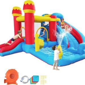 6 in 1 Bounce House Inflatable Water Slide for Kids Toddler Park.jpg