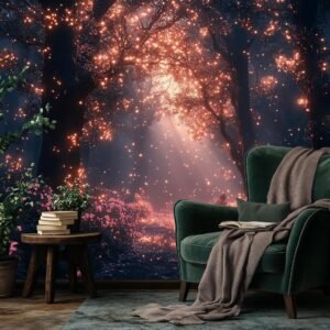 AMUGISH Enchanted Forest Wall Mural – Fantasy Woodland Path with.jpg