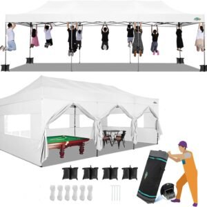 COBIZI 10x30 Pop up Canopy Tent 10x30 Canopy with Sidewalls.jpg