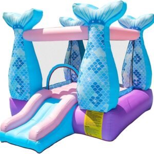 Doctor Dolphin Bounce House Inflatable Mermaid Bouncy Castle House with.jpg