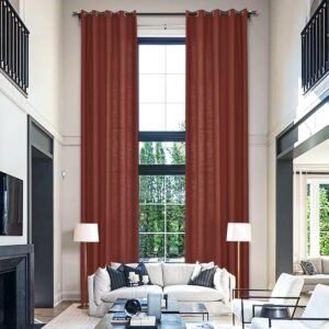 Extra Long Curtains 10 24 ft Length Solid Luxury Linen Drapes.jpg