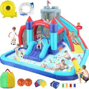 Inflatable Bounce House with Slide Water Slide Park for Kids.jpg