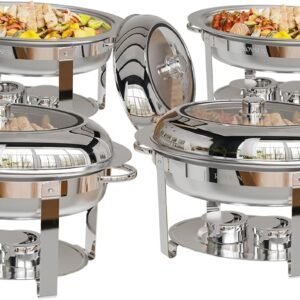 ROVSUN 4 Pack Oval Chafing Dish for Buffet 6QT Stainless.jpg