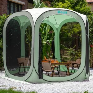 Screen Tent Pop Up Portable Tent Canopy with Mesh Mosquito Net.jpg