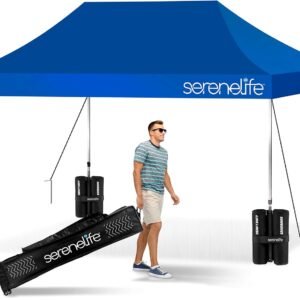 SereneLife Pop Up Canopy Tent 10x15 Commercial Instant Shelter.jpg