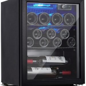 Towallmark 16 Bottle Wine Fridge Wine Cooler Temperature Adjustment Range.jpg
