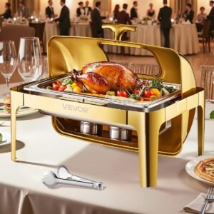 VEVOR Roll Top Chafing Dish Buffet Complete Set 9Qt Stainless.jpg
