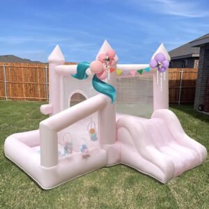 White Bounce HouseInflatable Indoor Bounce House for Kids 3 12Jumping Bouncy.jpg
