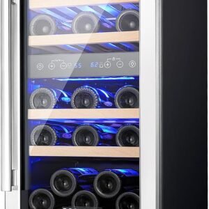 BODEGA 15 Inch Wine Cooler Dual Zone Wine Fridge with.jpg