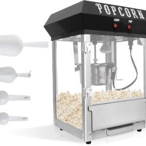 Bar Style Popcorn Machine 6 Ounce Kettle Stainless Steel Popcorn Maker.jpg