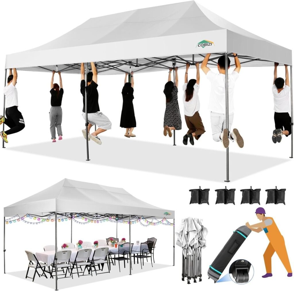 COBIZI 10x20 Heavy Duty Pop up Canopy Tent Without Sidewall.jpg