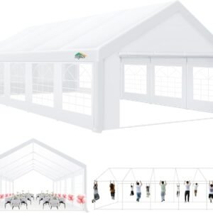 COBIZI 16x32 Party Tent Heavy Duty Galvanized Wedding Tent Event.jpg