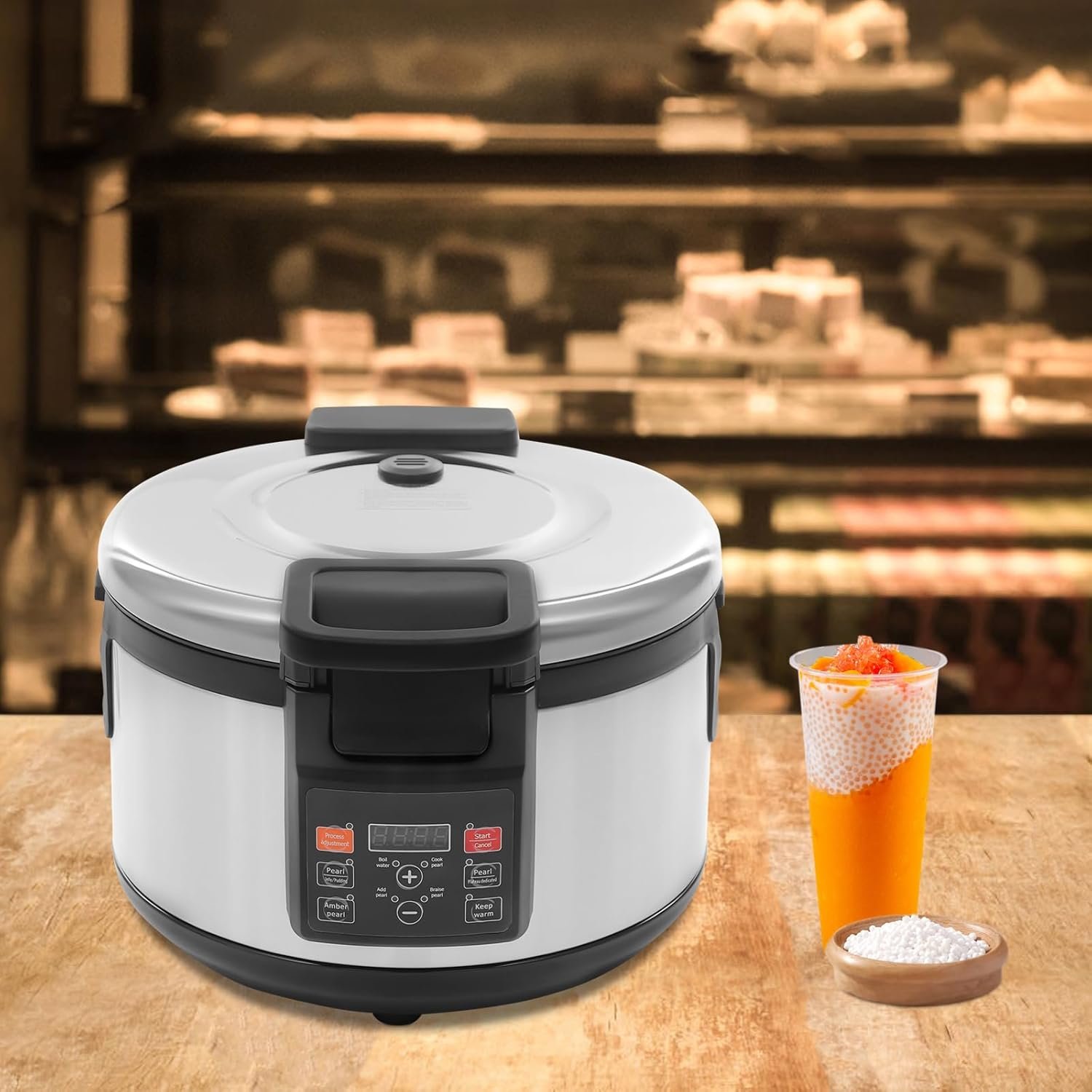 Commercial Boba Cooker 16 L4.2 Gallons Automatic Pearl Cooker Machine for Bubble Tea Milk Tea Tapioca Pearls Dessert Stores 110V.jpg