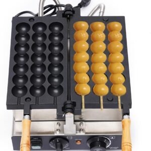 Commercial Electric Waffle Ball Maker Machine 3PCS 110V bubble skewer.jpg