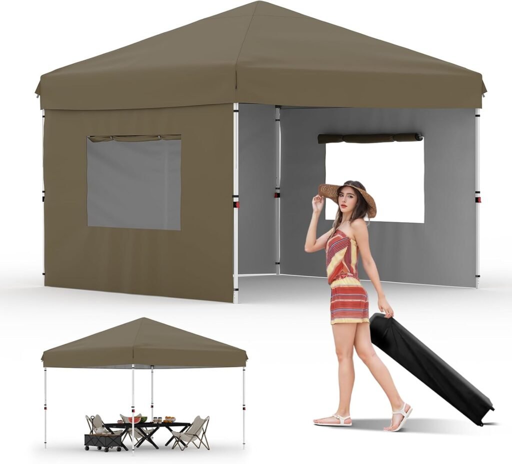 Garvee 10x10 Pop Up Canopy Tent Outdoor Canopy One Person Set.jpg