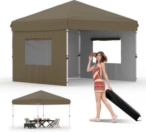Garvee 10x10 Pop Up Canopy Tent Outdoor Canopy One Person Set.jpg