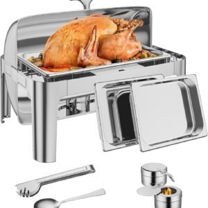 Garvee Rectangular Roll Top Chafing Dish Buffet Set 9QT Stainless.jpg