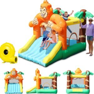 Gorilla Jungle Inflatable Bounce House for Kids 3 8 – 10ft.jpg