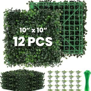 Grass Wall 12 Pack 10x10 Artificial Boxwood Hedge Wall Panels.jpg