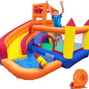 HuaKastro Inflatable Bounce House Water Slide – Backyard Water Park.jpg
