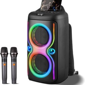 Karaoke Machine with 2 Wireless Microphones for AdultsPortable Karaoke Speaker.jpg