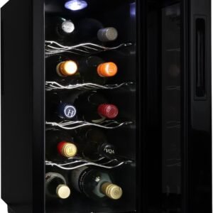 Koolatron 10 Bottle Wine Cooler Black Thermoelectric Wine Fridge 1.jpg