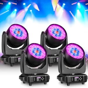 LED Moving Head Light 19x15W BeamWashZoom Effect RGBW 4in1 Stage.jpg